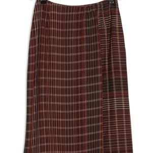 Billy Reid Plaid Wrap Skirt size 2